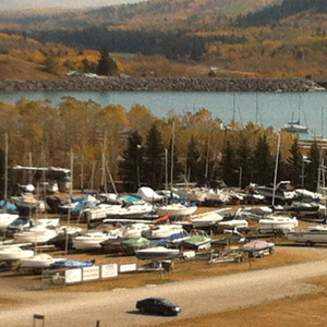 Boat storage near Calgary, Alberta