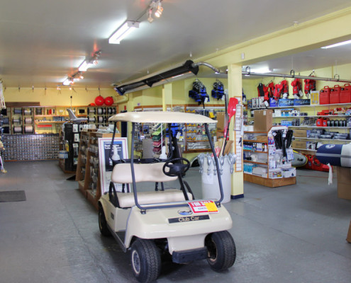 Visit our chandlery for boat supplies at Ghost Lake, Alberta