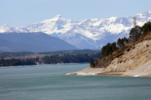 Ghost Lake, Alberta and Rocky Mountains