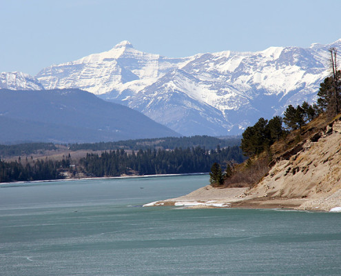 Ghost Lake, Alberta and Rocky Mountains